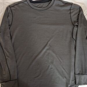 Prana Men's Gray Long Sleeve Shirt
